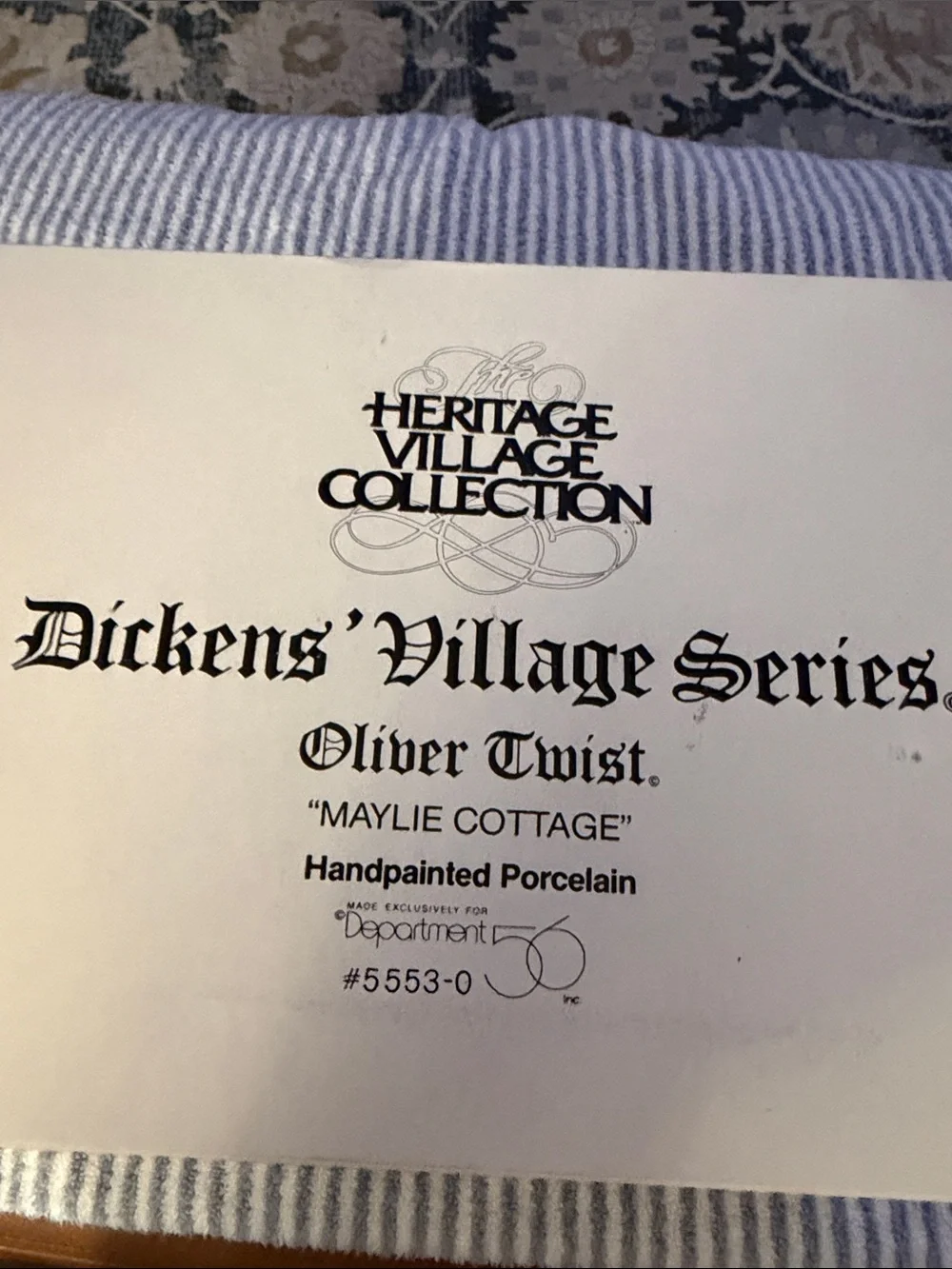 Department 56 Dickens Village Series Maylie Cottage